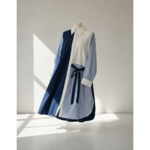 Bigissimo - Zelia Tunik | Atasan Wanita Tunik Cotton Salur Big Size Jumbo