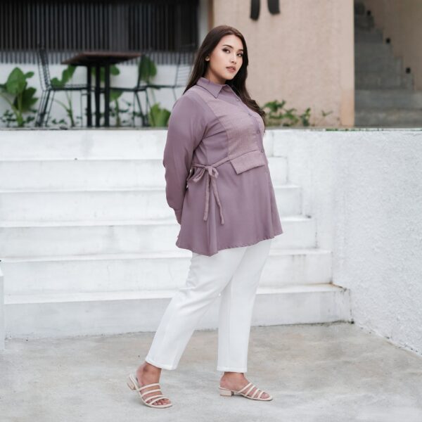 Bigissimo Eid Raya Series - Pauline Blouse | Atasan Wanita Blouse Casual Bigsize Jumbo - Image 3