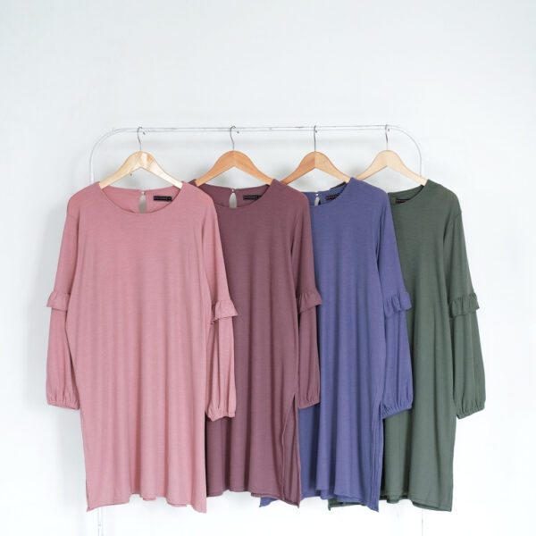 Bigissimo - Meriva Knit Tunik Dress | Atasan Wanita Knit Tunik Dress Kaos Rajut Casual Bigsize Jumbo - Image 4