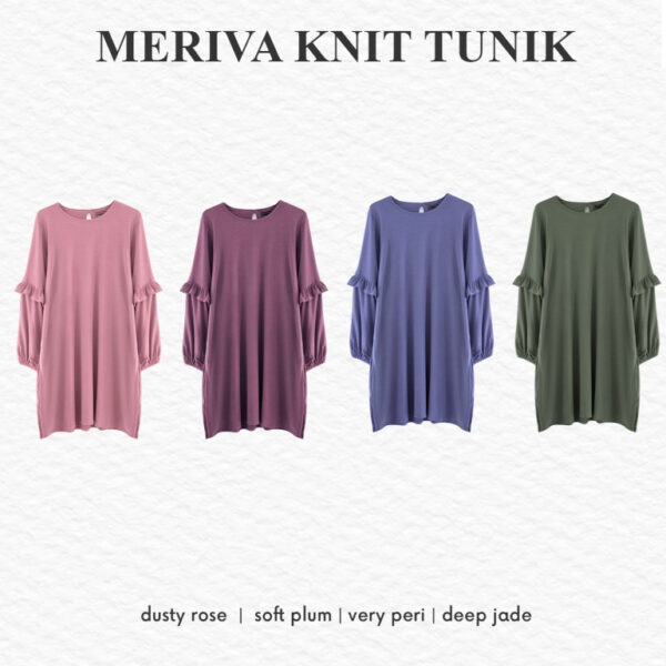 Bigissimo - Meriva Knit Tunik Dress | Atasan Wanita Knit Tunik Dress Kaos Rajut Casual Bigsize Jumbo - Image 6