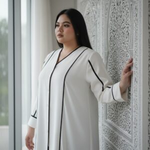 Bigissimo Lebaran Eid Raya Series - Hawra Abaya Dress | Atasan Wanita Gamis Dress Umroh Luxury Big Size Jumbo