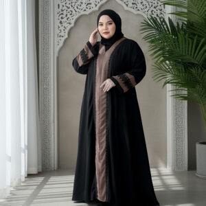 Bigissimo Umroh Haji Series - Yasmina Abaya Dress | Atasan Wanita Gamis Umroh Dress Big Size Jumbo
