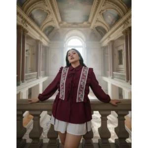 Bigissimo - Luneta Set Vest | Atasan Wanita Blouse Vest Kemeja Casual Big Size Jumbo