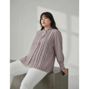 Bigissimo - Elea Blouse | Atasan Wanita Blouse Polos Big Size Jumbo