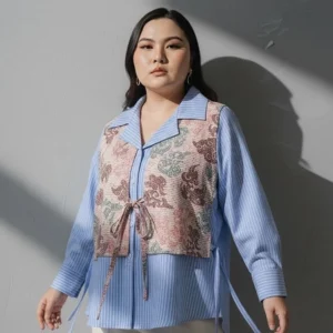 Bigissimo In Cotton - Kanaya Batik | Atasan Wanita Blouse Batik Big Size Jumbo