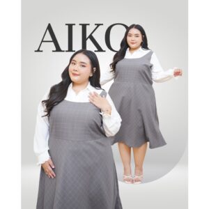 Bigissimo - Aiko Tunik | Atasan Wanita Square Tunik Korean Style Big Size Jumbo