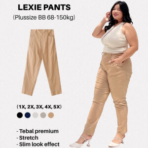 Bigissimo - Lexie Pants | Bawahan Celana Wanita Kantor Bigsize Jumbo