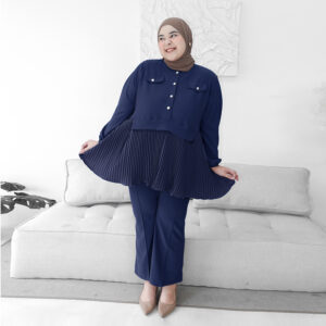Bigissimo - Jemma One Set | Setelan Wanita One Set Atasan Dan Bawahan Big Size Jumbo