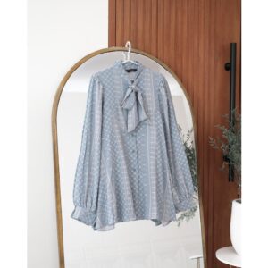 Bigissimo - Aleira Moroccan Blouse | Atasan Wanita Kemeja Blouse Motif Floral Bunga Big Size Jumbo