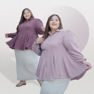 BIGI DAILY - Miriam Blouse | Atasan Wanita Blouse Big Size Jumbo LD 130
