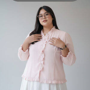 Bigissimo In Cotton - Kyomi Blouse | Atasan Blouse Wanita Cotton Polos Big Size Jumbo