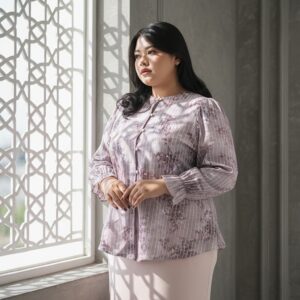 Bigissimo Lebaran Eid Raya Series - Florence Blouse | Atasan Wanita Luxury Blouse Big Size Jumbo