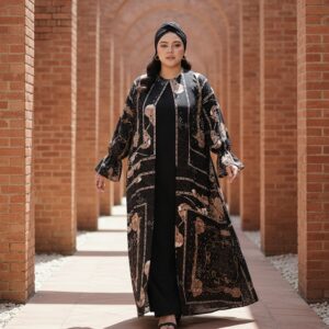 Bigissimo Lebaran Eid Raya Series - Aura Dress | Atasan Wanita Dress Gamis Premium Mewah Big Size Jumbo