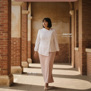 Bigissimo Lebaran Eid Raya Series - Sora Top Blouse | Atasan Wanita Blouse Jaggan Katun Big Size Jumbo