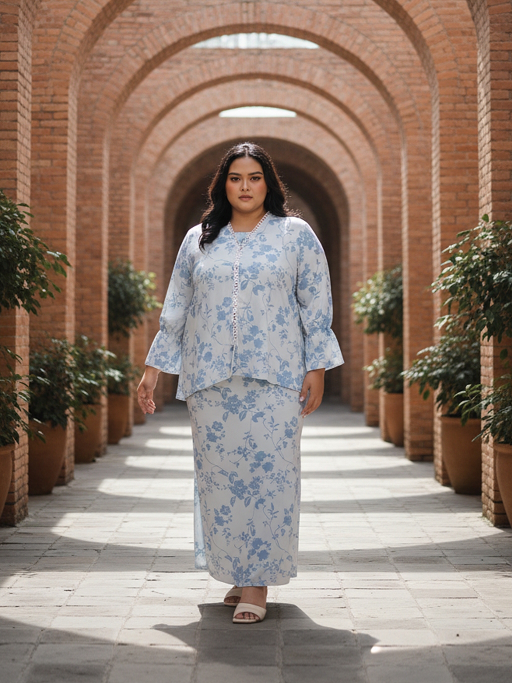 Bigissimo Lebaran Eid Raya Series – Eira Set | Setelan Wanita Big Size Jumbo