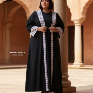 Bigissimo Lebaran Eid Raya Series - Malika Abaya Dress | Dress Gamis Umroh Luxury Big Size Jumbo