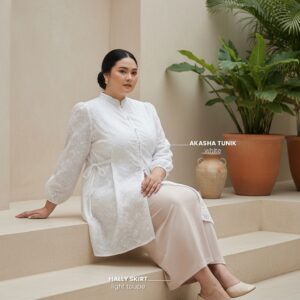 Bigissimo Eid Raya in Cotton - Akasha Tunik | Atasan Wanita Tunik Cotton Premium Big Size Jumbo