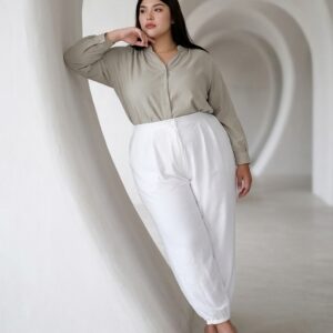 Bigissimo - Millie Relaxed Pants | Celana Wanita Jogger Polos Santai Cassual Big Size Plus Size Jumbo